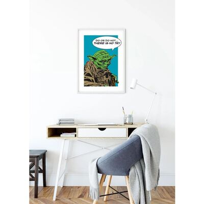 Disney Poster Star Wars Yoda Multicolor 50 x 70 cm 610250 Disney Poster Star Wars Yoda Multicolor 50 x 70 cm 610250
