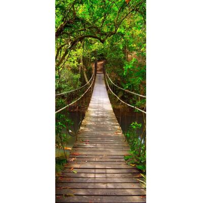 Sanders & Sanders Poster Tropische Landschaft Grün und Beige 90 x 202 cm 600813 Sanders & Sanders Poster Tropische Landschaft Grün und Beige 90 x 202 cm 600813