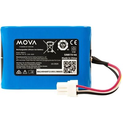 Mova Ersatzbatterie 2,5 Ah Mova Mähroboter Blau Mova Ersatzbatterie 2,5 Ah Mova Mähroboter Blau
