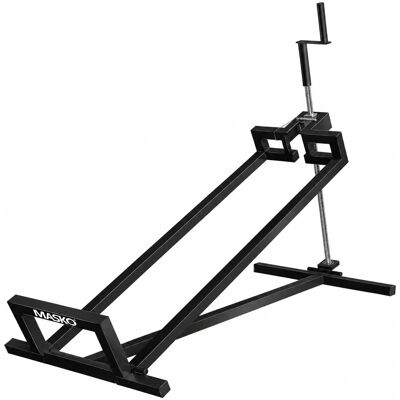 MASKO Rasentraktor-Heber Hebevorrichtung Tragkraft 400 kg Schwarz mit Adapter MASKO Rasentraktor-Heber Hebevorrichtung Tragkraft 400 kg Schwarz mit Adapter