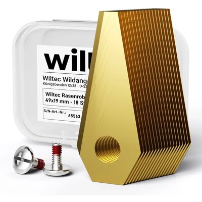 Wiltec Rasenroboter Messer Set Titan 49X19Mm 18 Stück Mähroboter Rasenmäher Wiltec Rasenroboter Messer Set Titan 49X19Mm 18 Stück Mähroboter Rasenmäher
