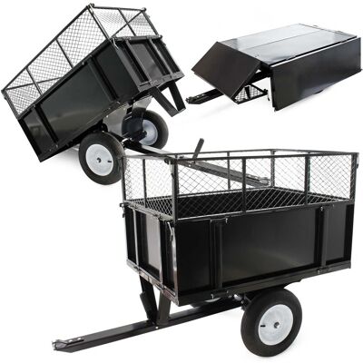 Wiltec Kippanhänger 166,5X77,5X106Cm 300Kg Rasentraktor Kipper Kippmulde Garten Wiltec Kippanhänger 166,5X77,5X106Cm 300Kg Rasentraktor Kipper Kippmulde Garten