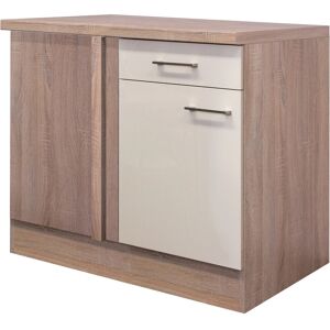 Flex-Well Exclusiv Küchen-Eck-Unterschrank Orlando 110 x 60 cm Kaschmir Glanz Flex-Well Exclusiv Küchen-Eck-Unterschrank Orlando 110 x 60 cm Kaschmir Glanz