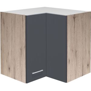 Flex-Well Exclusiv Küchen-Eck-Oberschrank Morena 60x60cm Basaltgrau - San Remo Flex-Well Exclusiv Küchen-Eck-Oberschrank Morena 60x60cm Basaltgrau - San Remo