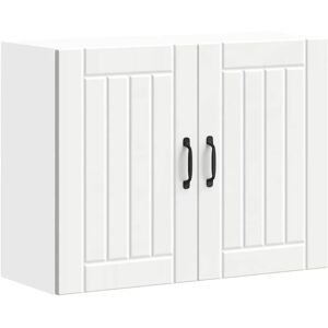 vidaXL Küchen-Hängeschrank Lucca Weiß Holzwerkstoff 853827 vidaXL Küchen-Hängeschrank Lucca Weiß Holzwerkstoff 853827
