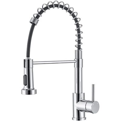 AICA Hochdruck Wasserhahn 43x21x12cm Chrom Küche Abnehmbarer Mischbatterie und Drehbarer 360° Spiralfeder Bad Küchenarmatur AICA Hochdruck Wasserhahn 43x21x12cm Chrom Küche Abnehmbarer Mischbatterie und Drehbarer 360° Spiralfeder Bad Küchenarmatur