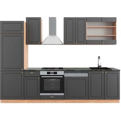 Vicco Küchen Schrank Fame-Line Antrazith - Küchenmöbel Vicco Küchen Schrank Fame-Line Antrazith - Küchenmöbel