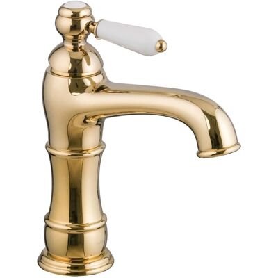 PaulGurkes Nostalgie Wasserhahn Gold Einhandmischer Waschtischarmatur PaulGurkes Nostalgie Wasserhahn Gold Einhandmischer Waschtischarmatur