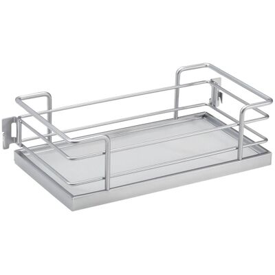 Kesseböhmer DISPENSA TANDEM Side Einhängetablar Silbergrau ARENA Classic für 450 mm Korpusbreite Kesseböhmer DISPENSA TANDEM Side Einhängetablar Silbergrau ARENA Classic für 450 mm Korpusbreite