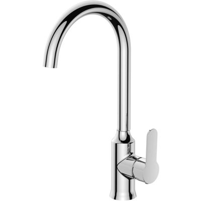 AICA Hochbogen Küchenarmatur Einhandmischer Druckguss Zink-Messing KTW Keramikkartusche Edelstahl-Perlator Chrom Küche Wasserhahn AICA Hochbogen Küchenarmatur Einhandmischer Druckguss Zink-Messing KTW Keramikkartusche Edelstahl-Perlator Chrom Küche Wasserhahn