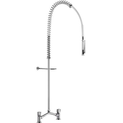 Delabie Geschirrspülbrause-Garnitur mit Mischer MA150 und Handbrause 433000 Delabie Geschirrspülbrause-Garnitur mit Mischer MA150 und Handbrause 433000