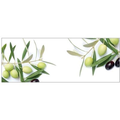 MySpotti Küchenrückwand Profix Cucina Olivenzweig 160 x 60 cm Olivgrün MySpotti Küchenrückwand Profix Cucina Olivenzweig 160 x 60 cm Olivgrün