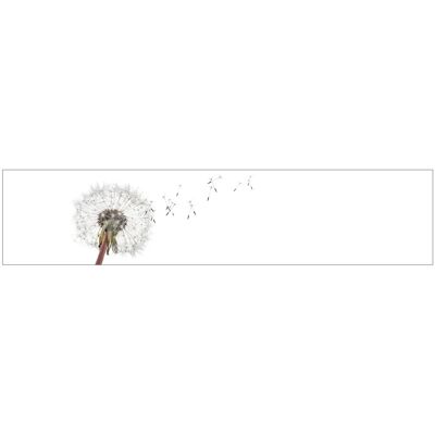 MySpotti Küchenrückwand Profix Cucina Dandelion 270 x 60 cm Weiß-Grau MySpotti Küchenrückwand Profix Cucina Dandelion 270 x 60 cm Weiß-Grau