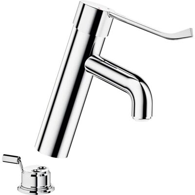 Delabie BIOCLIP Einhebelmischer Standmontage H95 L120, Hygienehebel Delabie BIOCLIP Einhebelmischer Standmontage H95 L120, Hygienehebel