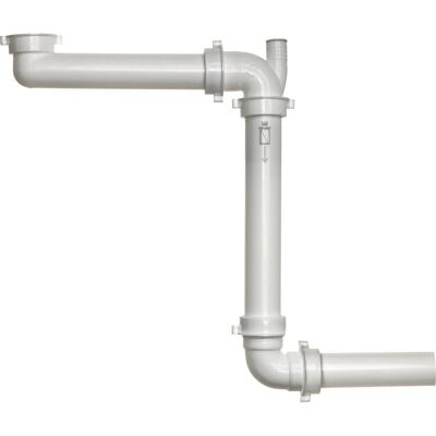 Reginox Panama Raumsparsiphon 1 1/2" für Küchenspülen - Küchensiphon Reginox Panama Raumsparsiphon 1 1/2" für Küchenspülen - Küchensiphon