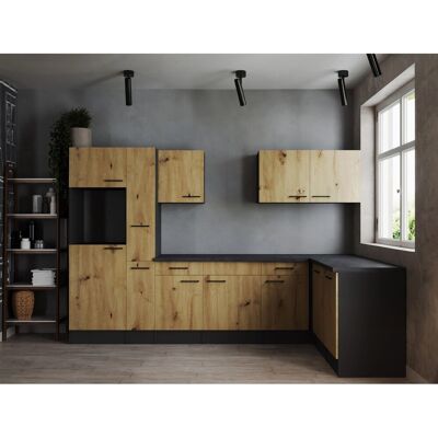 Respekta Winkelküche Oliver 310 cm Artisan Eiche ohne E-Geräte Respekta Winkelküche Oliver 310 cm Artisan Eiche ohne E-Geräte