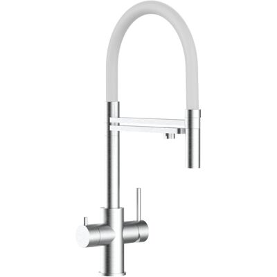 VIZIO 5-Wege Edelstahl Wasserhahn - Für Professionelle Kühlsysteme - Weiß VIZIO 5-Wege Edelstahl Wasserhahn - Für Professionelle Kühlsysteme - Weiß