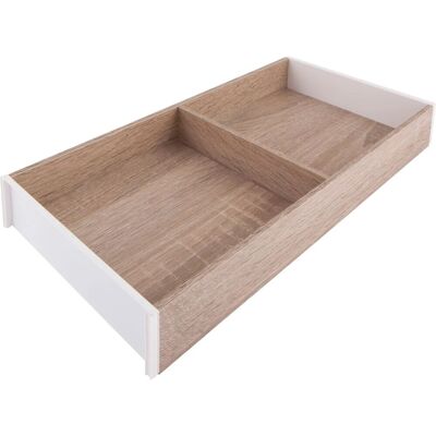 Blum Ambia-Line Schubladeneinsatz Nennlänge 450 mm B 200 mm Schubkastenrahmen Bardolino Eiche mit 1 Querteiler Blum Ambia-Line Schubladeneinsatz Nennlänge 450 mm B 200 mm Schubkastenrahmen Bardolino Eiche mit 1 Querteiler