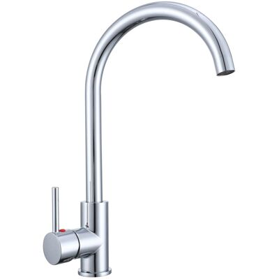 AICA Hochbogen Wasserhahn Küche 360° Schwenkbar Messingkern Chrom AICA Hochbogen Wasserhahn Küche 360° Schwenkbar Messingkern Chrom