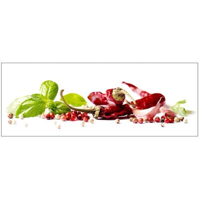 MySpotti Küchenrückwand Profix Cucina Herbs und Spice 160 x 60 cm Paprika MySpotti Küchenrückwand Profix Cucina Herbs und Spice 160 x 60 cm Paprika