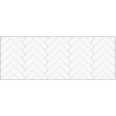 MySpotti Küchenrückwand Profix Cucina Herringbone 160 x 60 cm Weiß MySpotti Küchenrückwand Profix Cucina Herringbone 160 x 60 cm Weiß