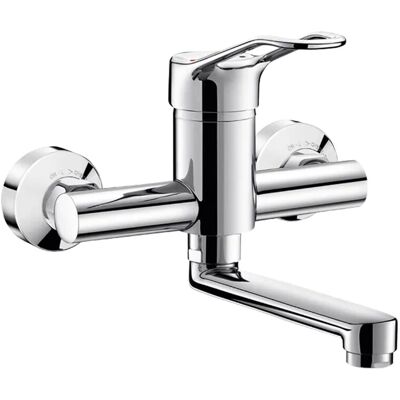 Delabie SPT-EHM Wand-Einhebelmischer Securitouch schwenkbarer Auslauf L.150, Bügelgriff Delabie SPT-EHM Wand-Einhebelmischer Securitouch schwenkbarer Auslauf L.150, Bügelgriff
