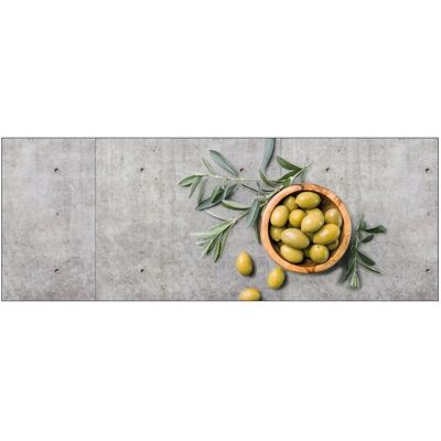 MySpotti Küchenrückwand Profix Cucina Olive Concrete 160 x 60 cm Olivgrün MySpotti Küchenrückwand Profix Cucina Olive Concrete 160 x 60 cm Olivgrün