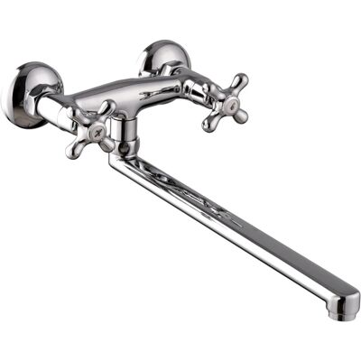 PaulGurkes Spültischarmatur 2-Loch Küchenarmatur Retro Wandarmatur Nostalgie Wandmontage PaulGurkes Spültischarmatur 2-Loch Küchenarmatur Retro Wandarmatur Nostalgie Wandmontage