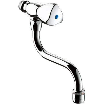 Delabie Wandventil für Waschrinne G1/2B mit Schwenkauslauf L150mm Delabie Wandventil für Waschrinne G1/2B mit Schwenkauslauf L150mm