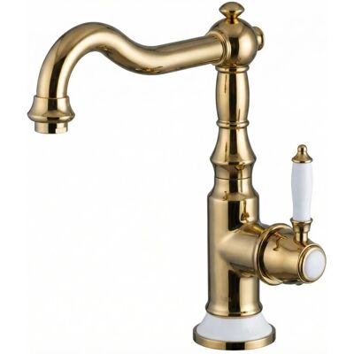 PaulGurkes Hochdruck Retro Gold Nostalgie Waschtischarmatur Küchenarmatur PaulGurkes Hochdruck Retro Gold Nostalgie Waschtischarmatur Küchenarmatur
