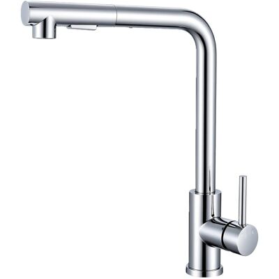 AICA Wasserhahn Chrom Hochdruck Küchenarmatur mit Brause Ausziehbar 360° Zwei Sprühfunktionen 304 Edelstahl Mischbatterie Spültischarmatur AICA Wasserhahn Chrom Hochdruck Küchenarmatur mit Brause Ausziehbar 360° Zwei Sprühfunktionen 304 Edelstahl Mischbatterie Spültischarmatur