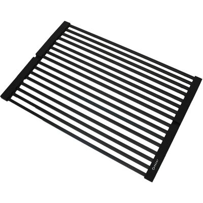 Caressi Abtropfmatte für Spüle Klappbar Edelstahl Schwarz Matt Caressi Abtropfmatte für Spüle Klappbar Edelstahl Schwarz Matt