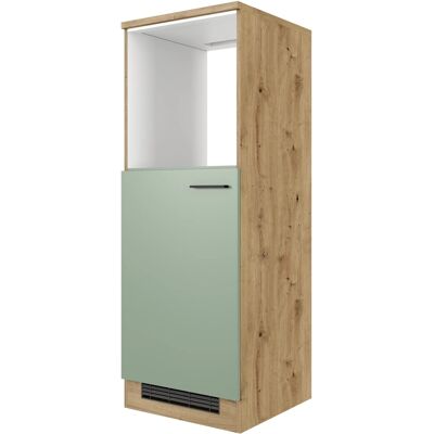 Flex-Well Cara Küchenunterschrank - Grün & Holzdekor - 60x60x168,5cm Flex-Well Cara Küchenunterschrank - Grün & Holzdekor - 60x60x168,5cm