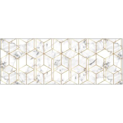MySpotti Küchenrückwand Profix Cucina Nicole 160 x 60 cm Weiß-Gold MySpotti Küchenrückwand Profix Cucina Nicole 160 x 60 cm Weiß-Gold