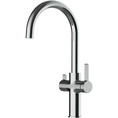 VIZIO Küchenarmatur - 3-Wege Chrom mit Drehbrause - Wasserfiltersystem VIZIO Küchenarmatur - 3-Wege Chrom mit Drehbrause - Wasserfiltersystem