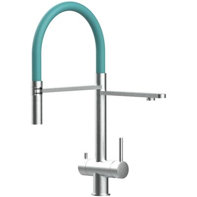 VIZIO Küchenarmatur - 360° Dreh, Keramik, Doppelwasser, Einfache Montage VIZIO Küchenarmatur - 360° Dreh, Keramik, Doppelwasser, Einfache Montage