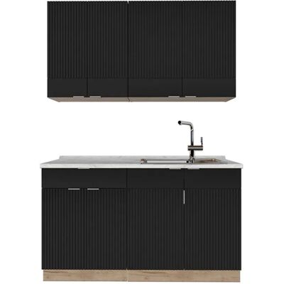 Vicco Dourado - 140cm Küchenschrank mit MDF-Fronten - Küchenmöbel Vicco Dourado - 140cm Küchenschrank mit MDF-Fronten - Küchenmöbel