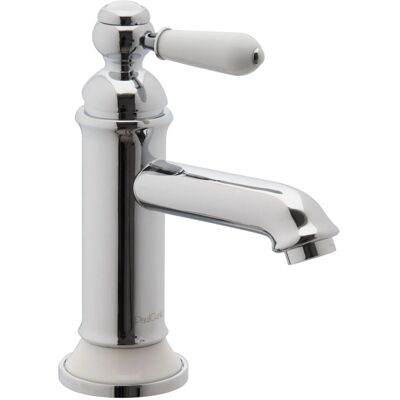 PaulGurkes Waschtischarmatur Retro Nostalgie Weiß Chrom Wasserhahn PaulGurkes Waschtischarmatur Retro Nostalgie Weiß Chrom Wasserhahn