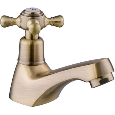 PaulGurkes Standventil Messing Bronze Retro Kaltwasserhahn Nostalgie PaulGurkes Standventil Messing Bronze Retro Kaltwasserhahn Nostalgie