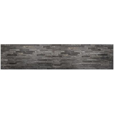 MySpotti Küchenrückwand Profix Cucina Black Bricks 270 x 60 cm Steingrau MySpotti Küchenrückwand Profix Cucina Black Bricks 270 x 60 cm Steingrau