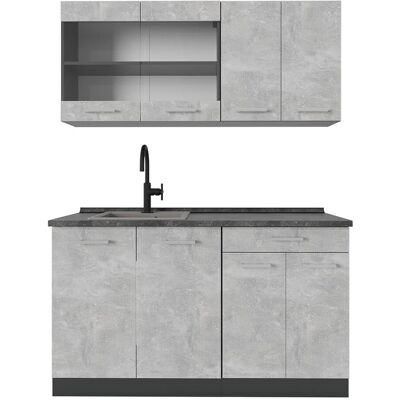 Vicco R-Line Modulküche - 140cm - Anthrazit Vicco R-Line Modulküche - 140cm - Anthrazit