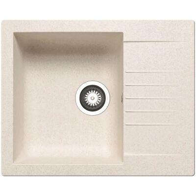 Pyramis Einbauspüle Siroko Klassik aus Verbundwerkstoff 62 cm x 50 cm Beige Pyramis Einbauspüle Siroko Klassik aus Verbundwerkstoff 62 cm x 50 cm Beige