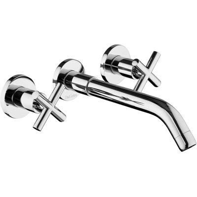 PaulGurkes 3-Loch Unterputz Kreuzgriff Waschtischbatterie Waschtischarmatur Wasserhahn PaulGurkes 3-Loch Unterputz Kreuzgriff Waschtischbatterie Waschtischarmatur Wasserhahn