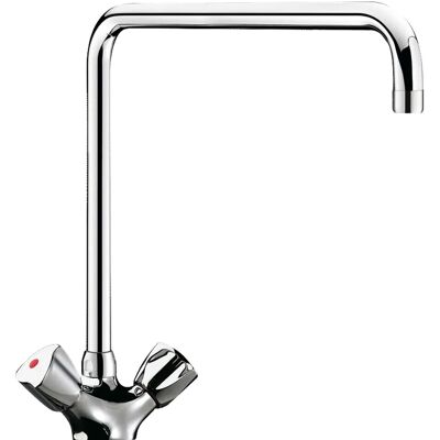 DELABIE Chrom-Monoblock Tischmischer - 300x300mm B4300 DELABIE Chrom-Monoblock Tischmischer - 300x300mm B4300
