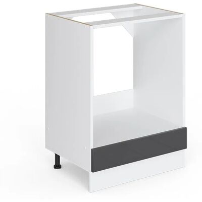 Vicco Hochglanz Antrazit 60cm Einbaubackofenschrank Vicco Hochglanz Antrazit 60cm Einbaubackofenschrank