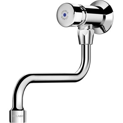 Delabie TEMPOSTOP Wand-Selbstschlussventil G1/2B, 15 Sek., schwenkbarer Auslauf Delabie TEMPOSTOP Wand-Selbstschlussventil G1/2B, 15 Sek., schwenkbarer Auslauf