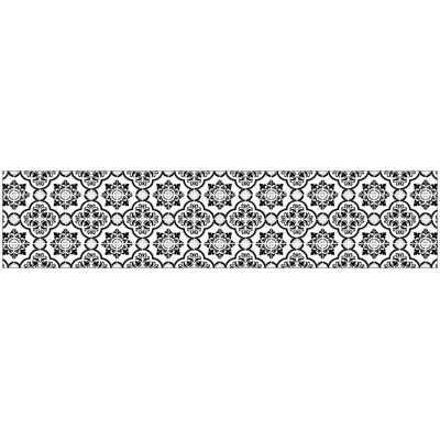 MySpotti Küchenrückwand Profix Cucina Elena Fliese 270 x 60 cm Schwarz-Weiß MySpotti Küchenrückwand Profix Cucina Elena Fliese 270 x 60 cm Schwarz-Weiß