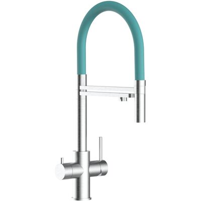 VIZIO Türkis 5-Wege-Inox-Filterhahn - Professionelle Wassersysteme VIZIO Türkis 5-Wege-Inox-Filterhahn - Professionelle Wassersysteme