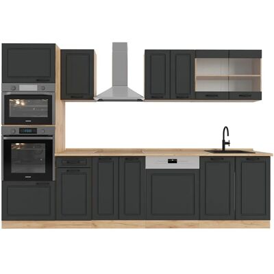 VICCO Küchenzeile - 300cm mit Hochschrank VICCO Küchenzeile - 300cm mit Hochschrank
