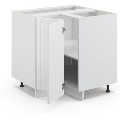 Vicco Weiß Landhaus-Eckschrank - Küchenmöbel Vicco Weiß Landhaus-Eckschrank - Küchenmöbel